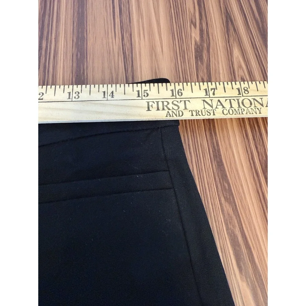 Banana Republic Curvy Pants‎ Black Size 8 Dark Academia Minimalist Career